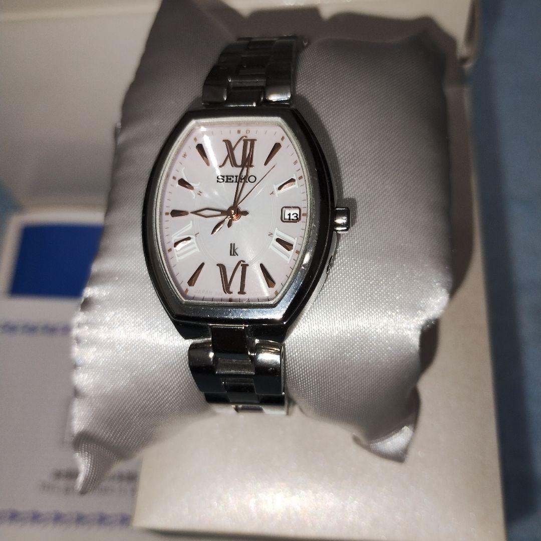 未使用級！セイコーSEIKOルキアLUKIA純チタン定価75900円