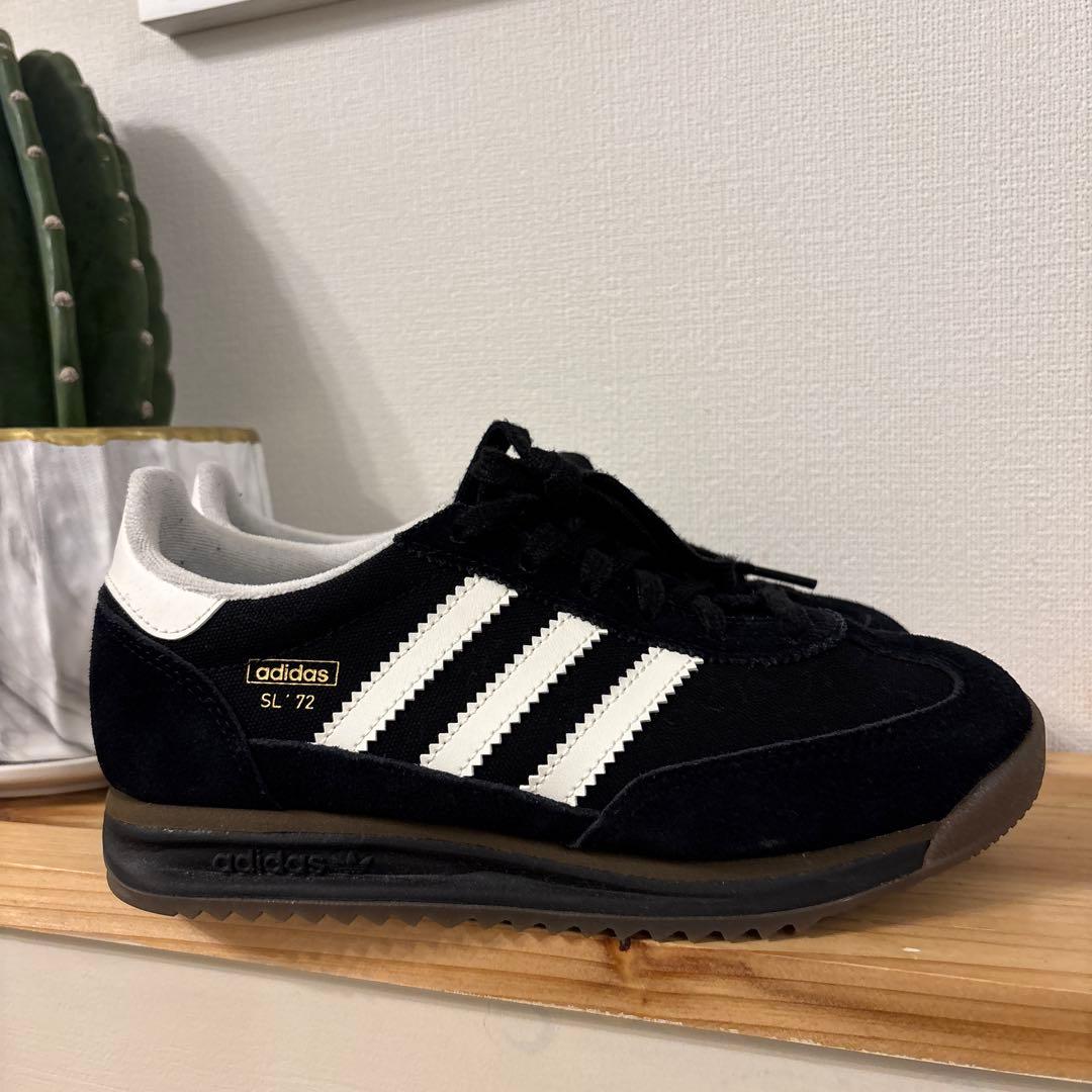現行品超美品！ships別注adidas SL72⭐︎ネイビーブラック23cm