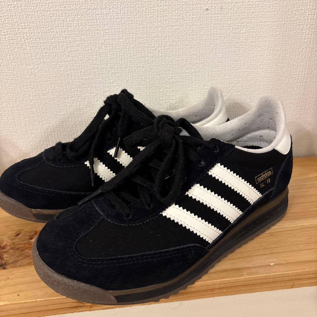 現行品超美品！ships別注adidas SL72⭐︎ネイビーブラック23cm