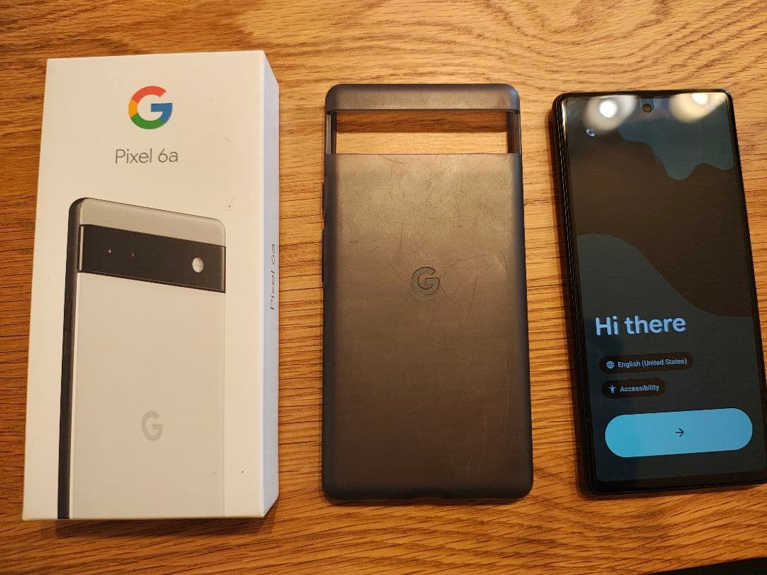 Pixel6a 美品　チョーク　正規ケース付き