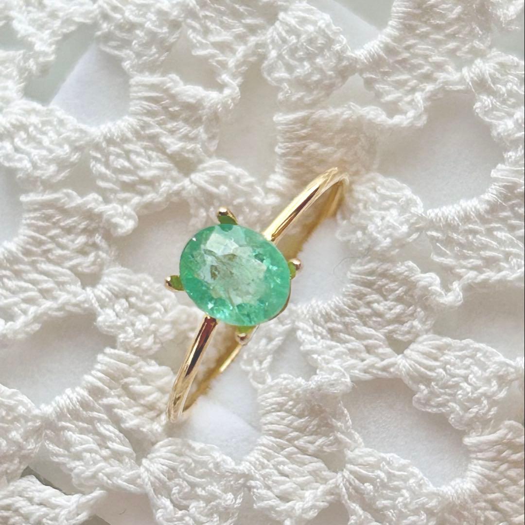 ジ*ン様 0.66ct パライバトルマリンのリング