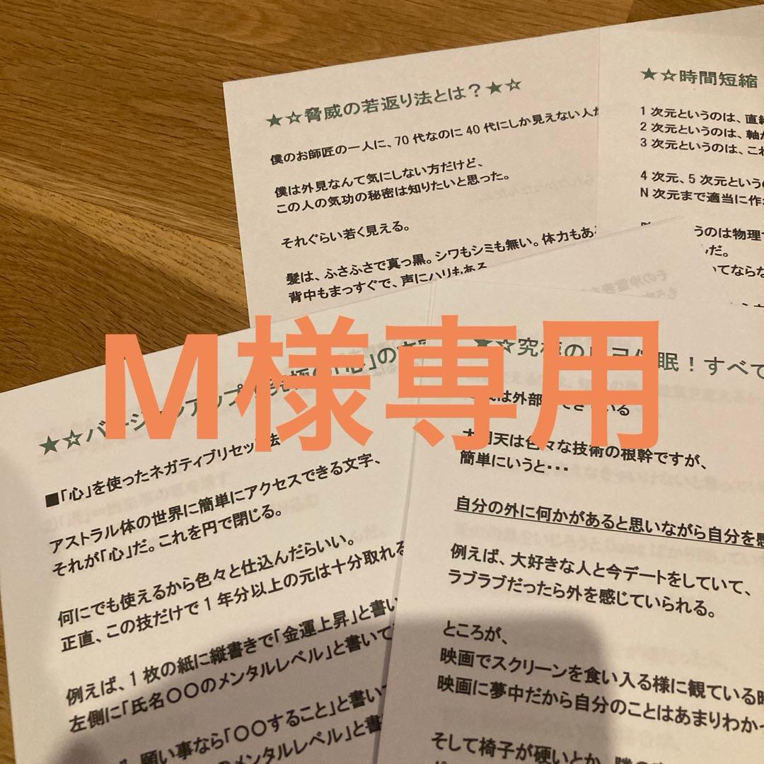 M　気功セミナーセット