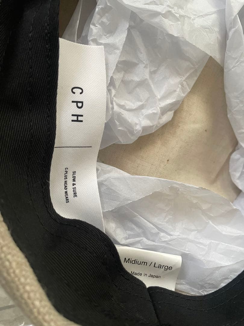 新品未使用 Cph 575 LINEN CANVAS CASQUETTE M/L