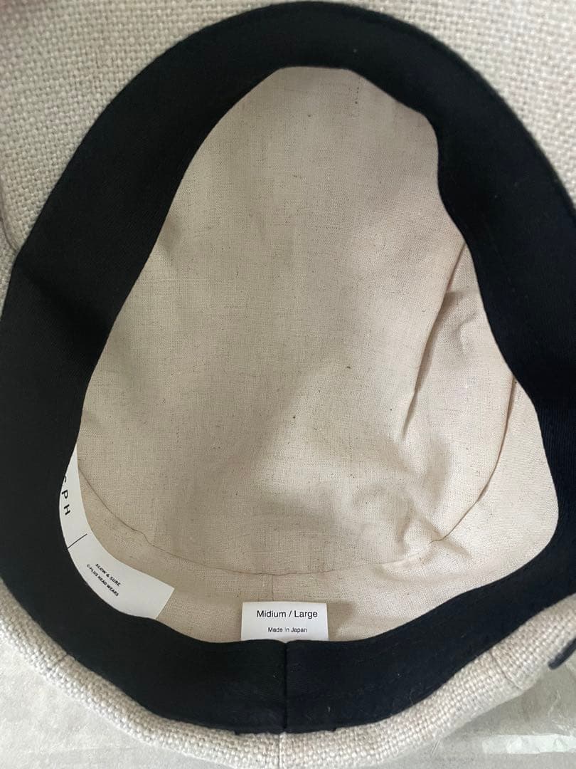 新品未使用 Cph 575 LINEN CANVAS CASQUETTE M/L