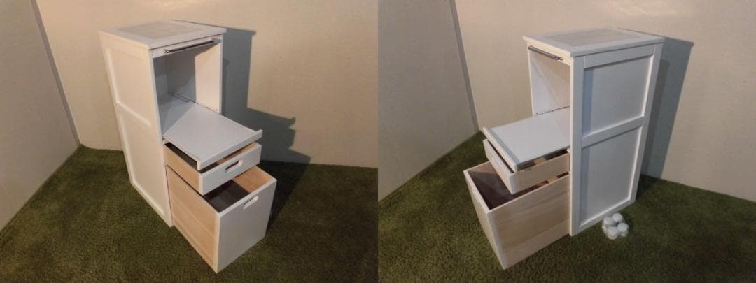 【全国一律送料無料】省スペース炊飯器ラック 【キャスター1口コンセント付 】