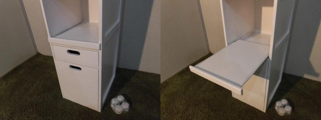 【全国一律送料無料】省スペース炊飯器ラック 【キャスター1口コンセント付 】