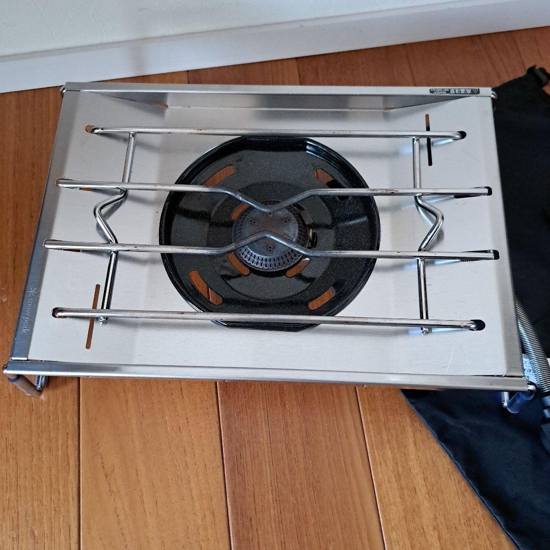 【美品】スノーピーク　フラットバーナー（着火確認済み）