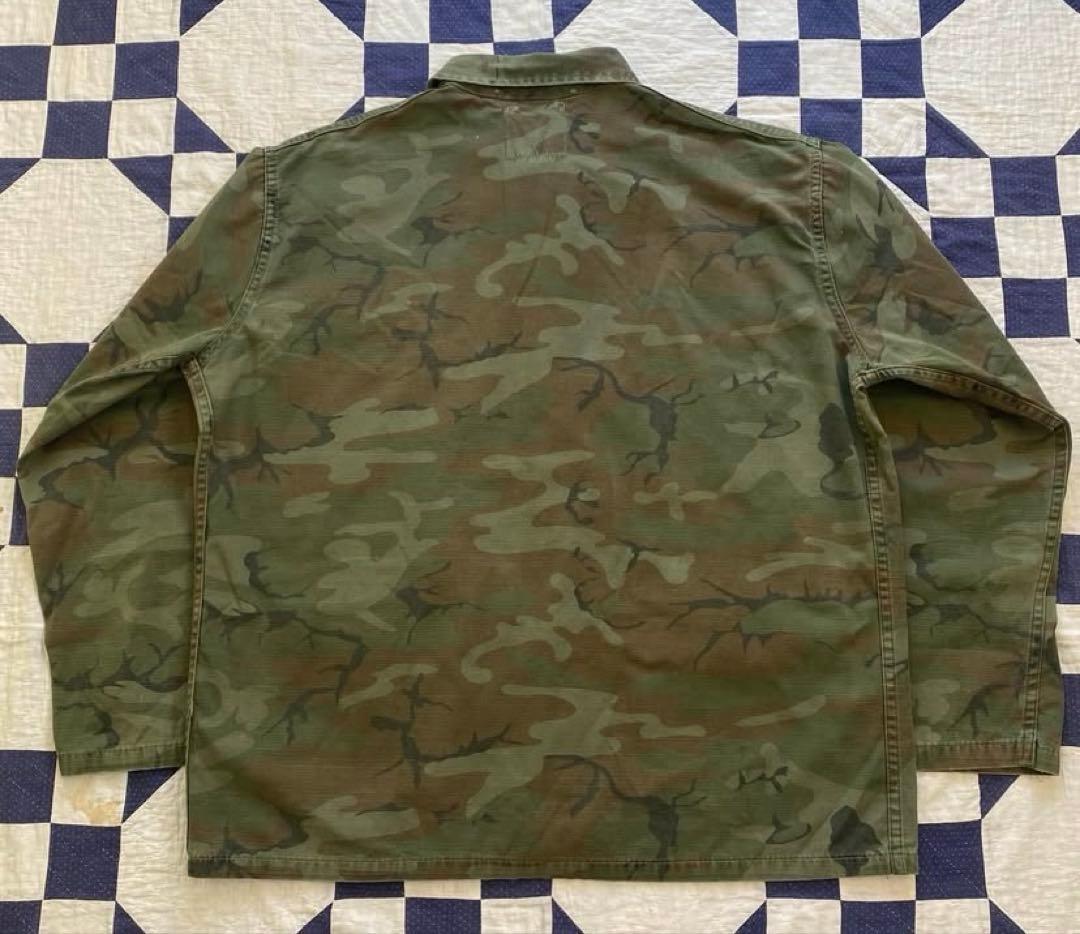 60s 70sビンテージ シビリアンリーフカモ　ハンティングジャケット