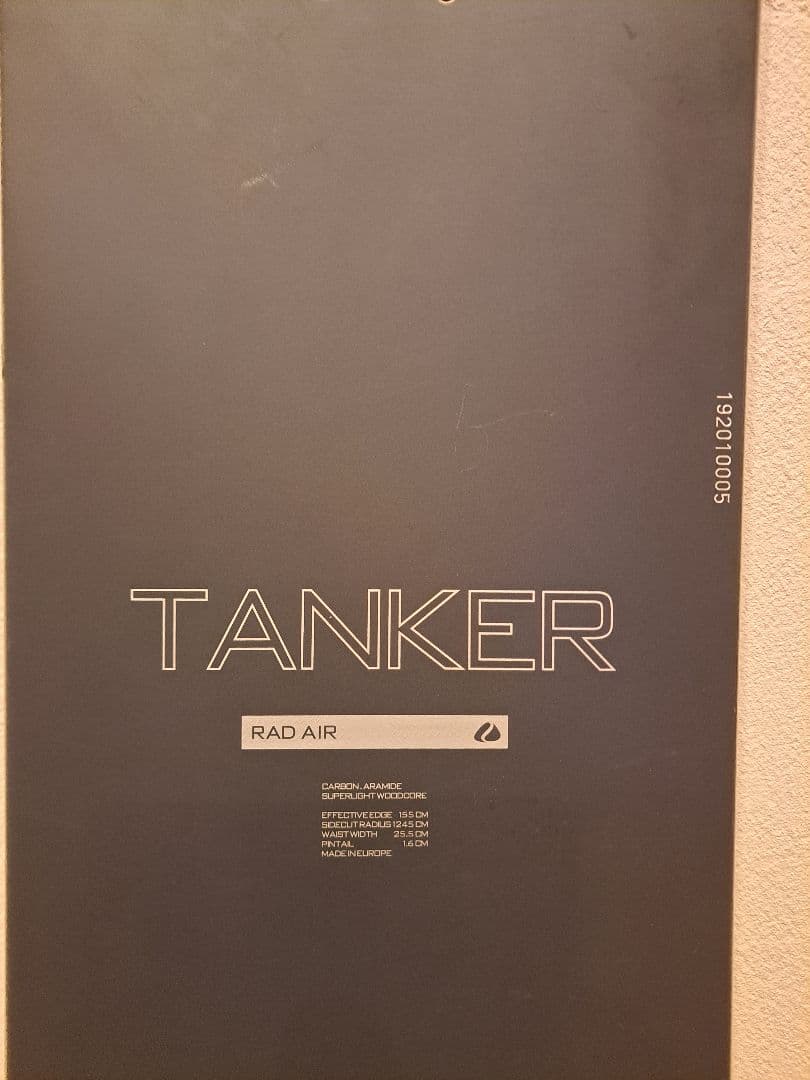TANKER RAD AIR 201cm スノーボード