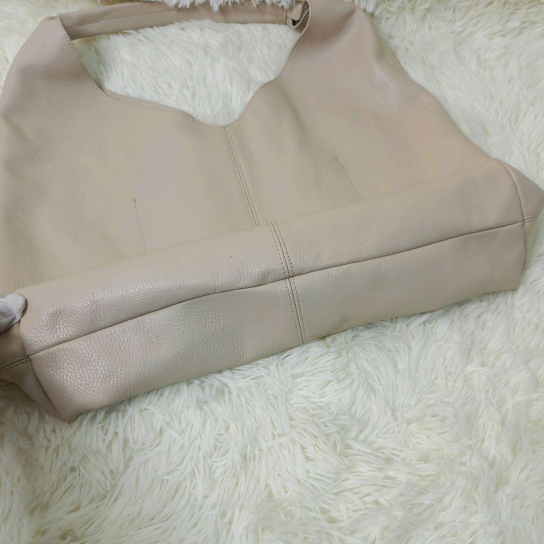 北欧、暮らしの道具店 別注 AULENTTI レザートートバッグ オフホワイト