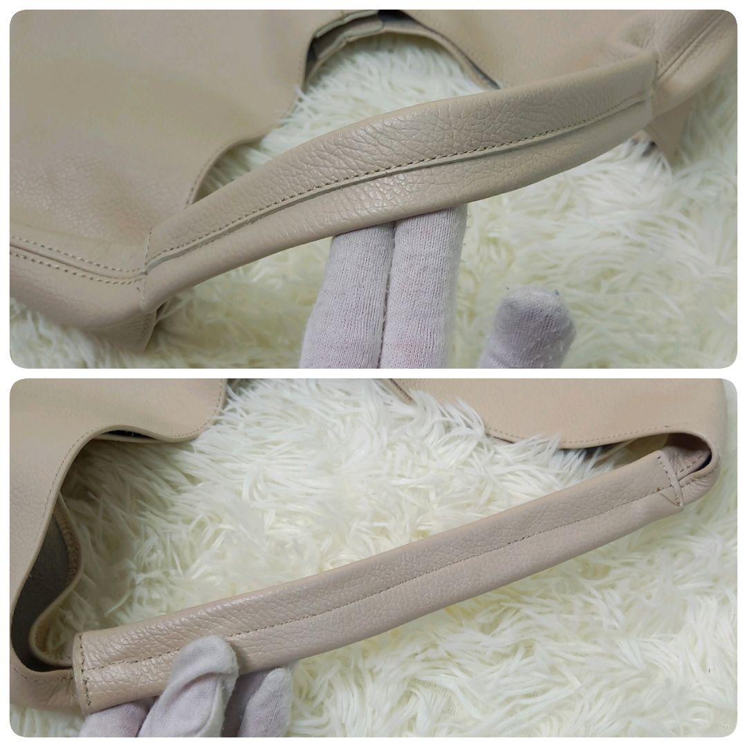 北欧、暮らしの道具店 別注 AULENTTI レザートートバッグ オフホワイト