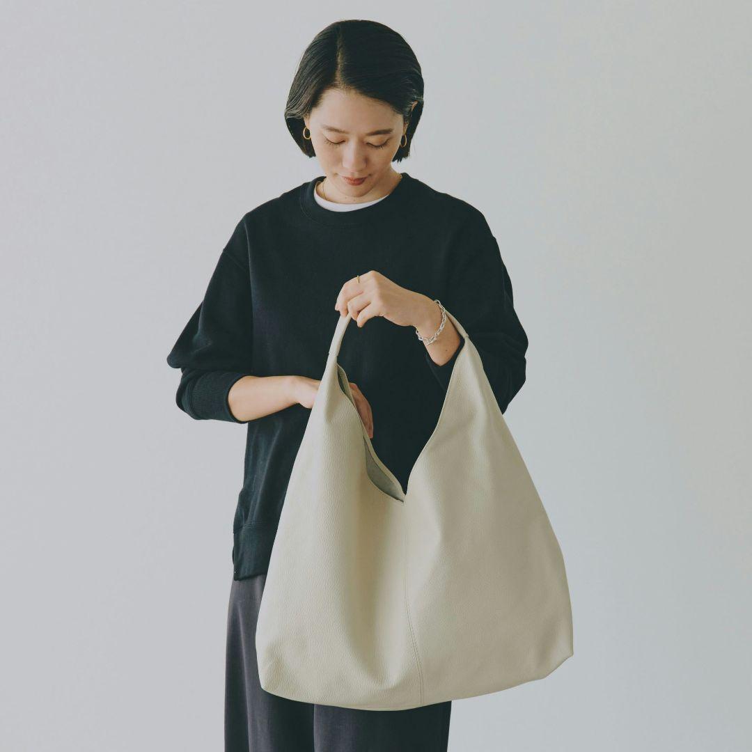 北欧、暮らしの道具店 別注 AULENTTI レザートートバッグ オフホワイト