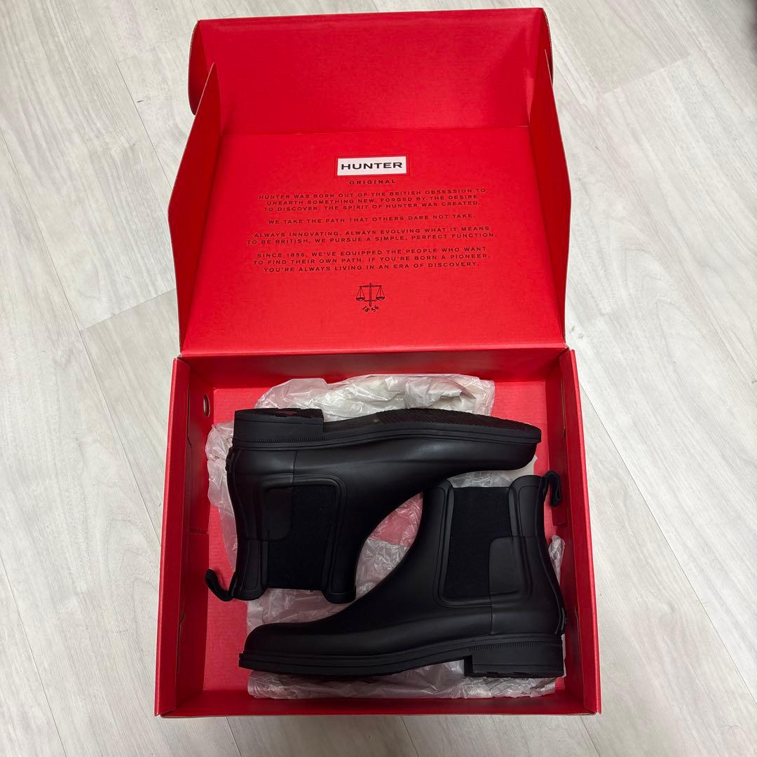 ハンター（HUNTER）オリジナル リファインド チェルシー ブーツ ブラック