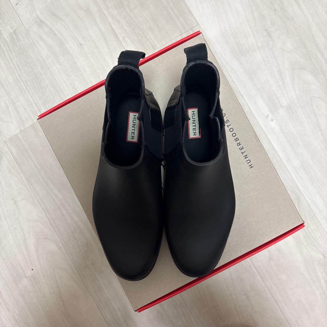 ハンター（HUNTER）オリジナル リファインド チェルシー ブーツ ブラック