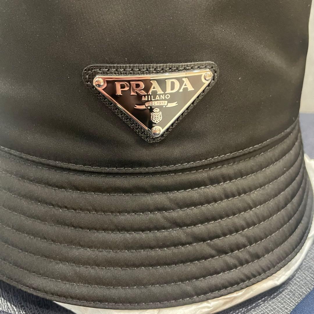 美品　PRADA バケットハット箱付き