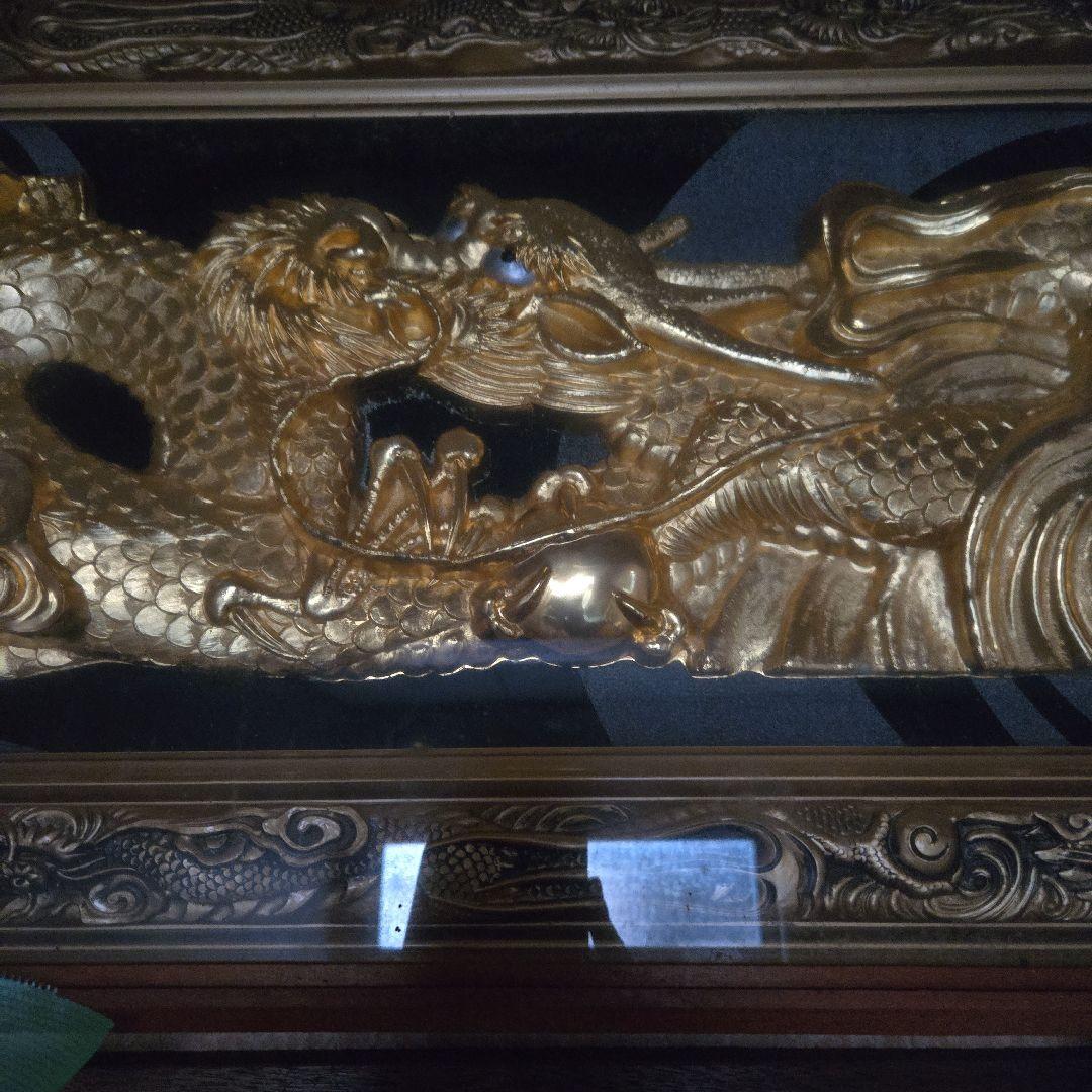 純金純銀鍍金金色ドラゴンの彫刻アート
