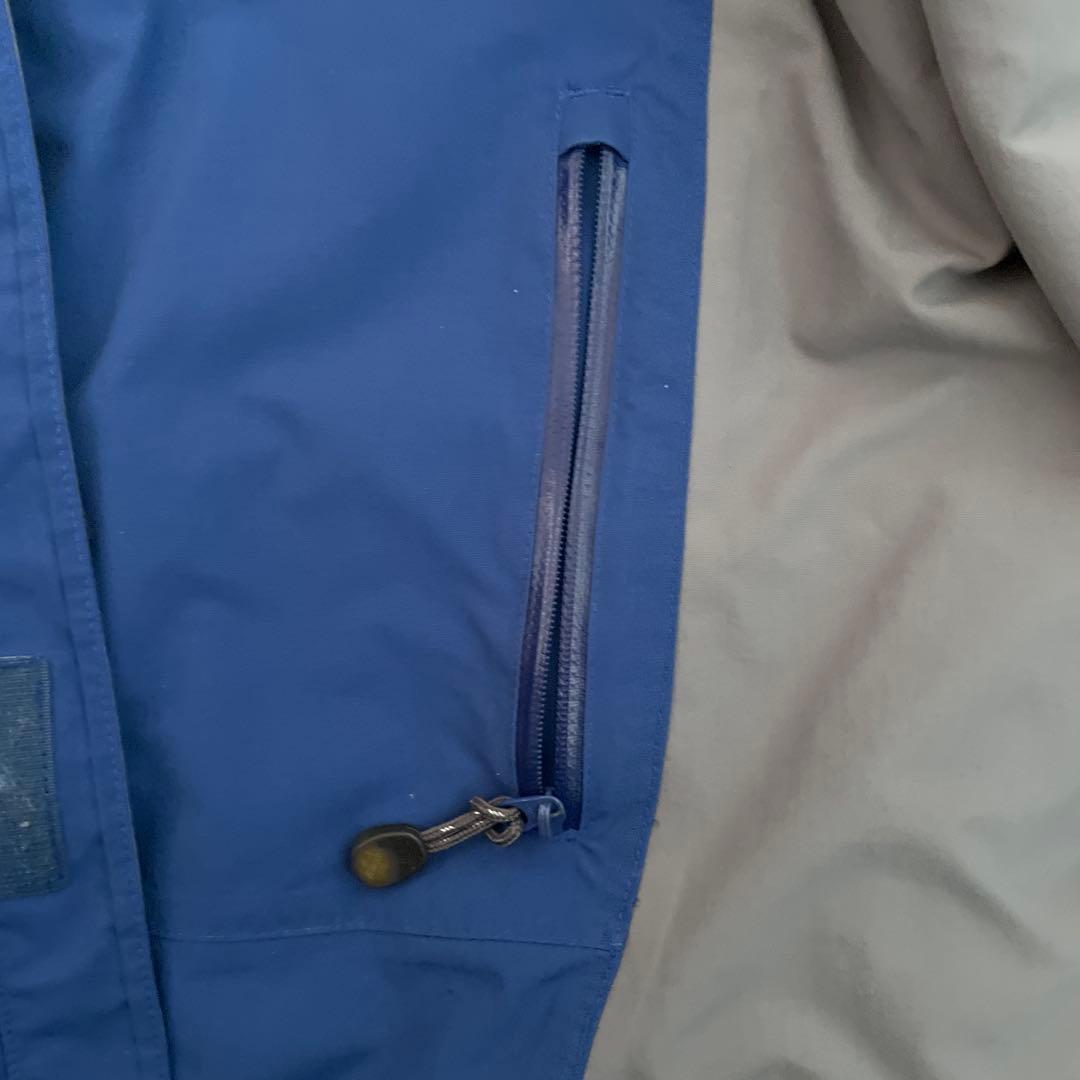 モンベル 子ども用スキーウェア 150cmブルー グレー キッズ　セットアップ