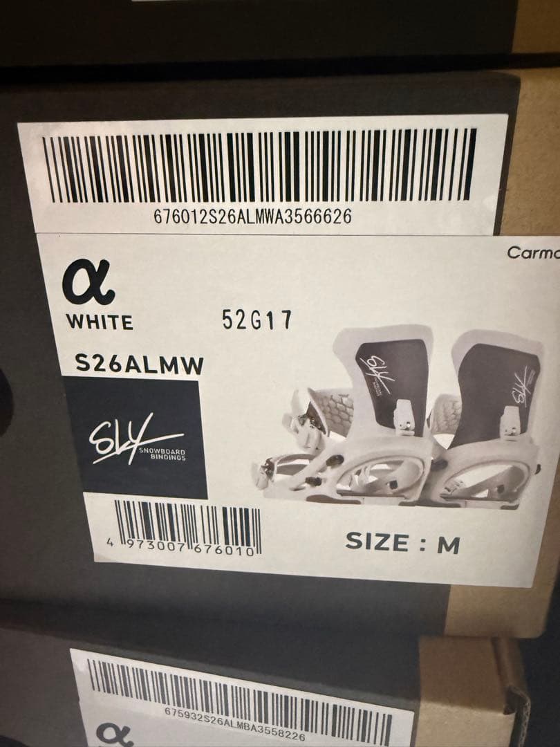 かん様 SLY α Mサイズ 25-26 今年でたグラトリバイン 新品未使用