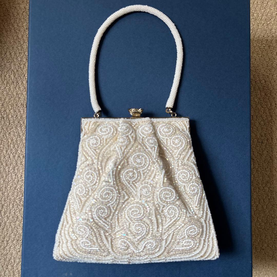 ビンテージ　はしもとのビーズバック