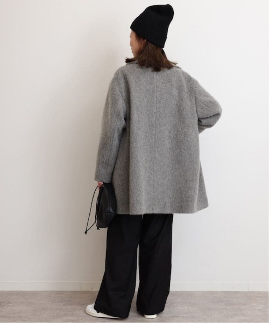 新品 ☆ 尾州ウールシャギーミドルコート　ジャーナルスタンダードレリューム