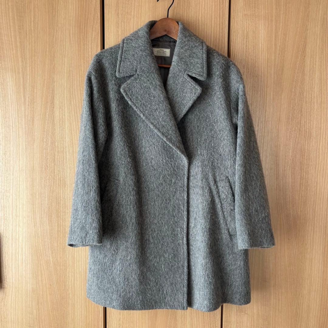 新品 ☆ 尾州ウールシャギーミドルコート　ジャーナルスタンダードレリューム
