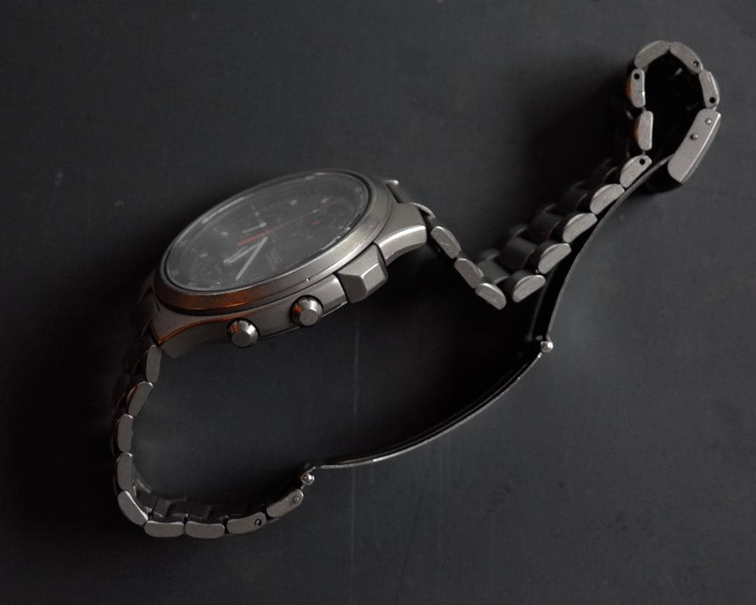 SEIKO 7T42-7A10 チタンモデル スピードマスター クロノグラフ