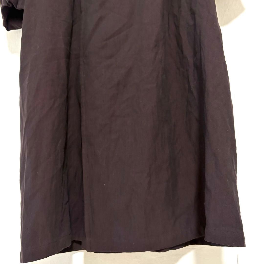 ワイズ ヨウジヤマモト 大きいサイズ ロングコート 折り返しデザイン モード