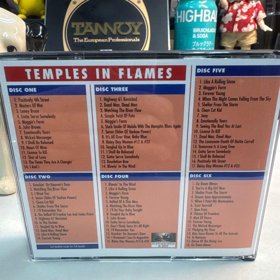 美品6CD★BOB DYLAN TEMPLE IN FLAMES