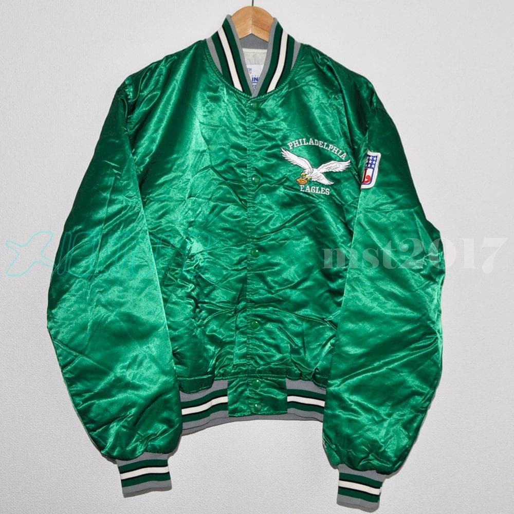 【NFL ジャケット】Starter イーグルス サテンジャケット