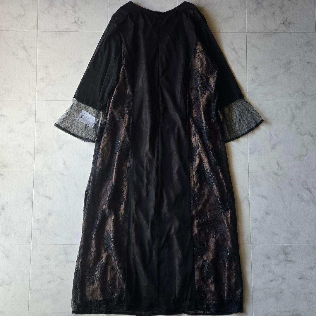 新品✨カラルス　パーティードレス　5L　オケージョン　ブラック　ブラウン　レース