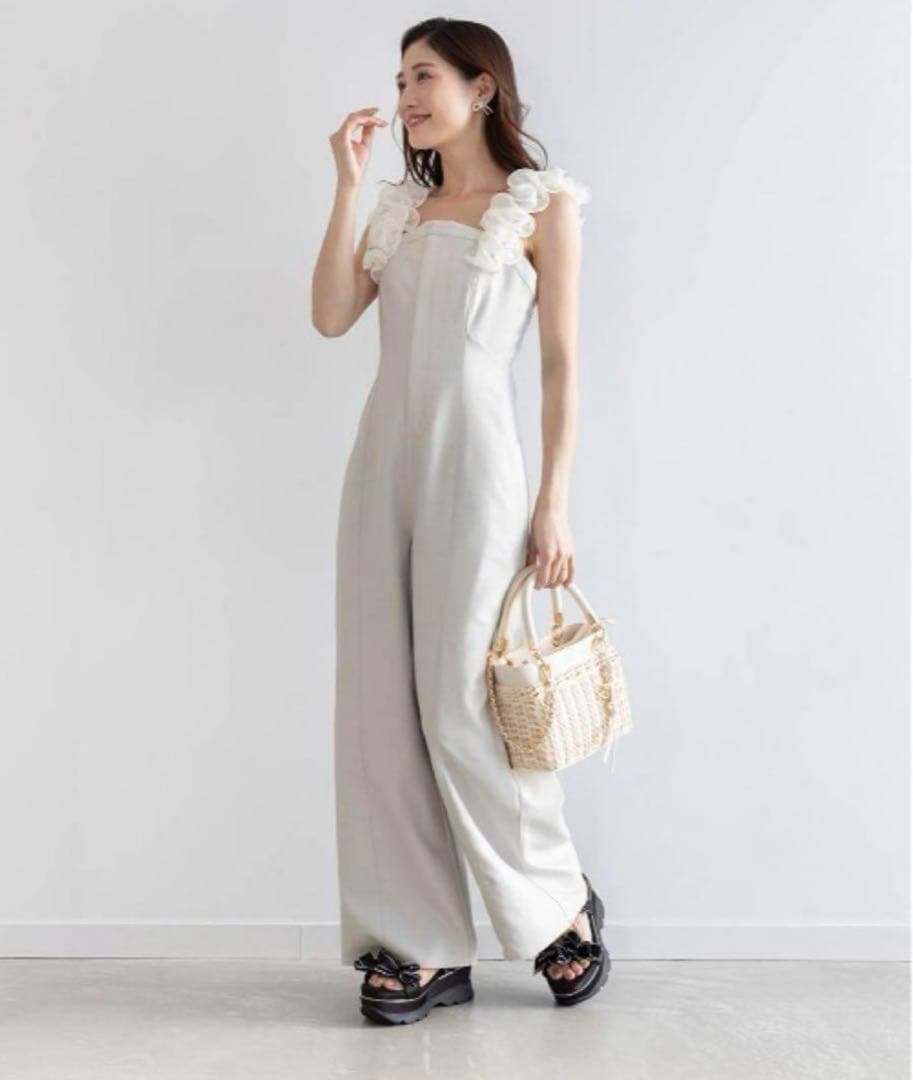 RANDA フリルオールインワン