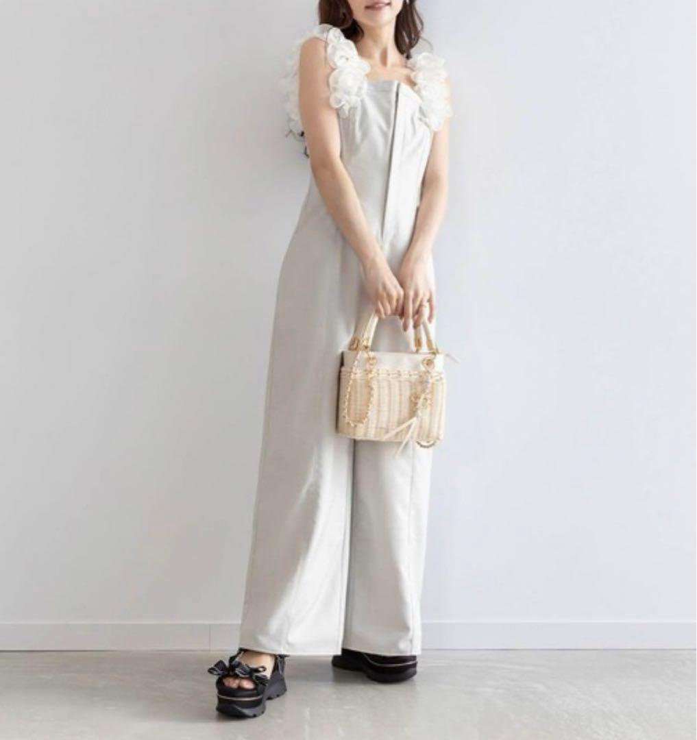 RANDA フリルオールインワン