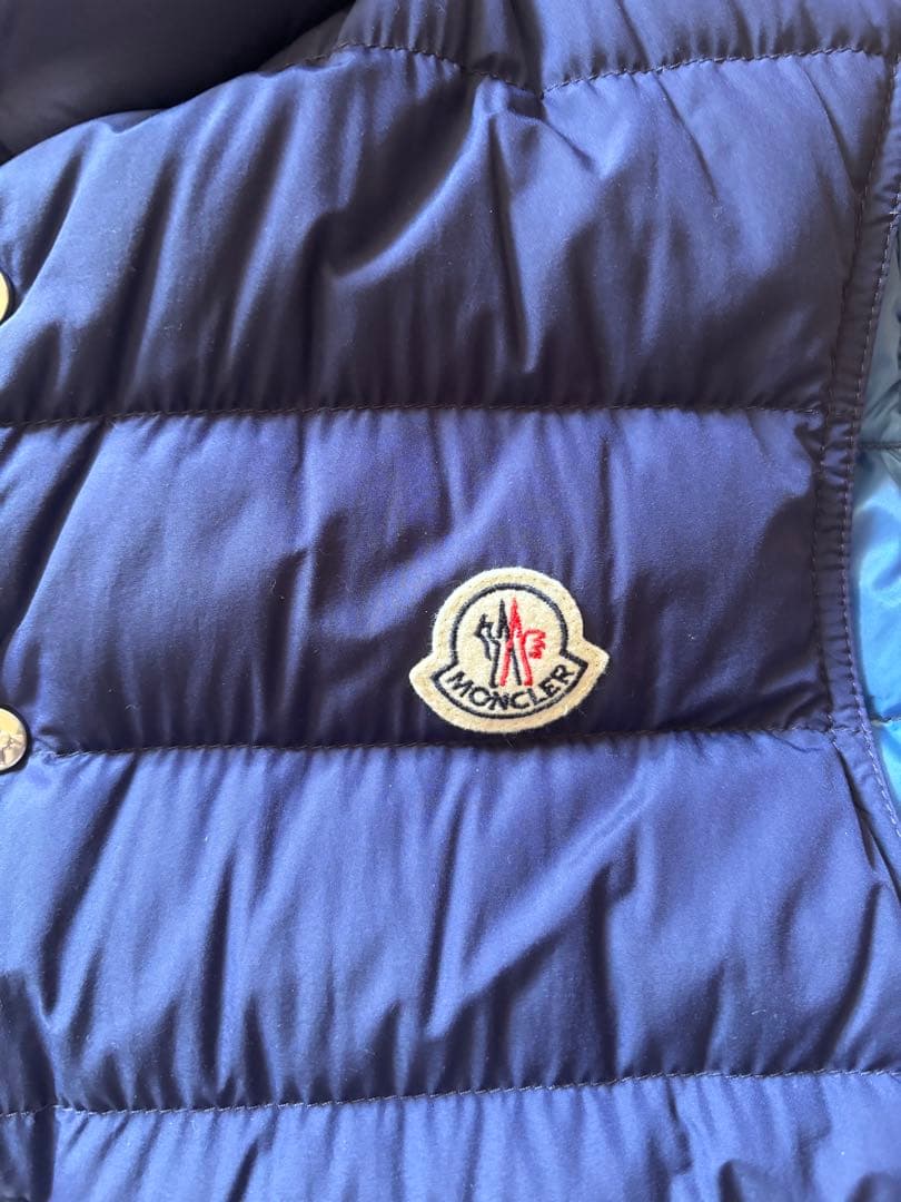 MONCLER ネイビー ダウンベスト　サイズ0 モンクレール