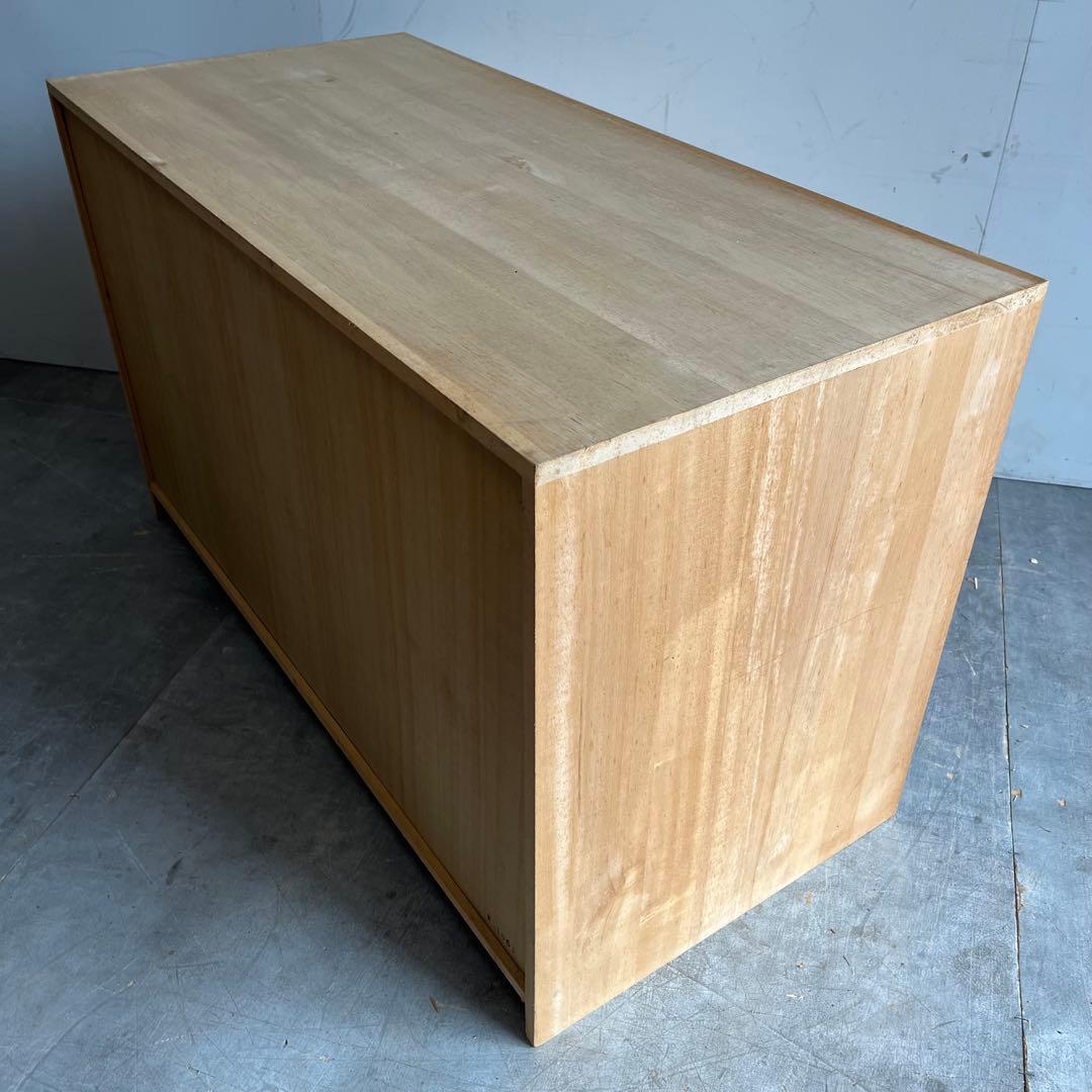 ヴィンテージ 桐箪笥 チェスト テレビ台 ローボード 3段 無塗装 昭和レトロ