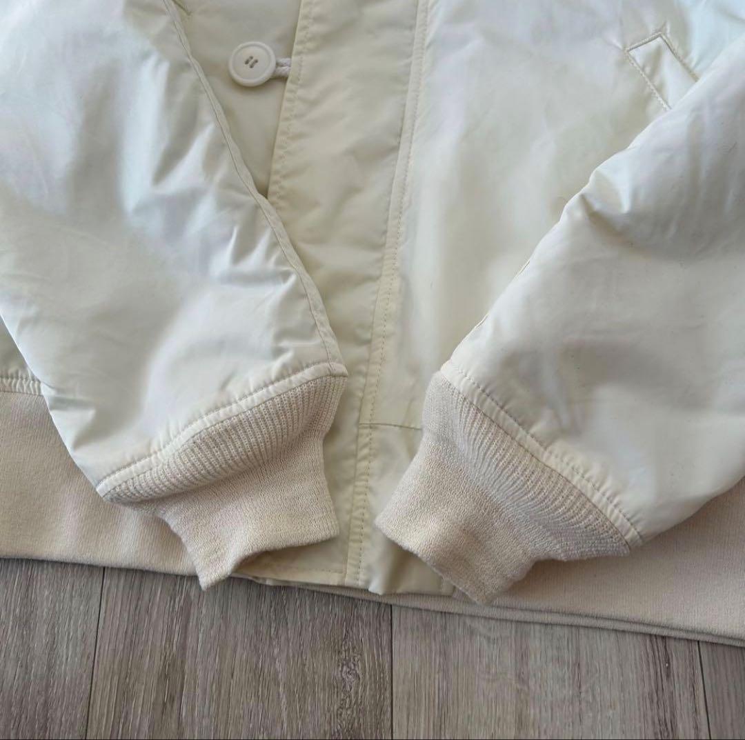 ALPHA INDUSTRIES アルファ N2B フライトジャケット L 白