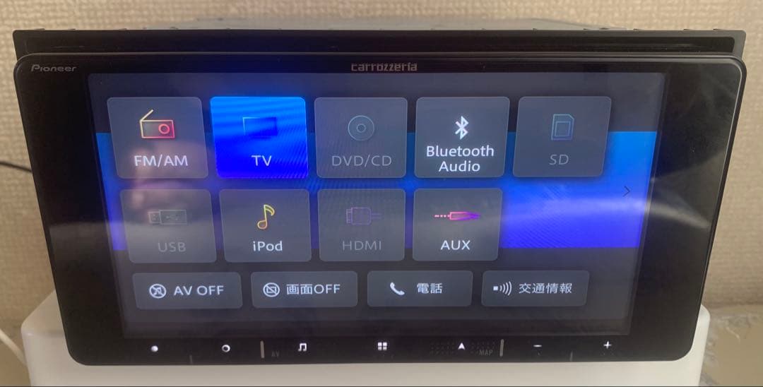 carrozzeria AVIC-RW720み地図データ2022年11月版。