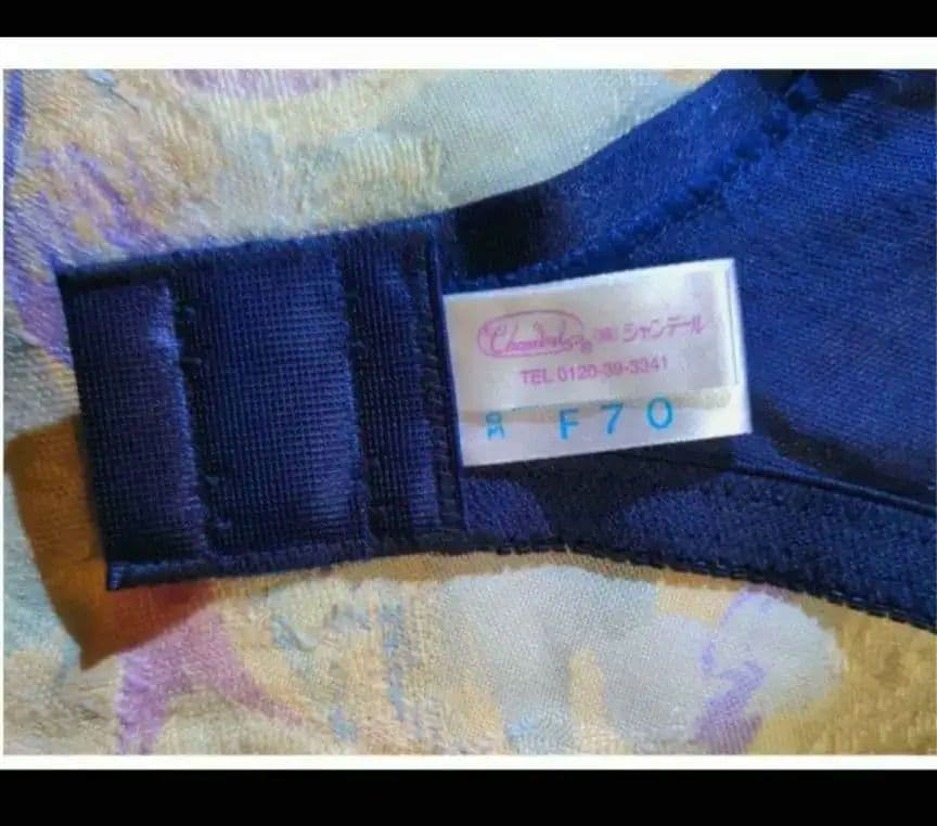 また値下げ❗️新品❗️シャンデール人気サイズＦ70 貴重サファイアブルー！
