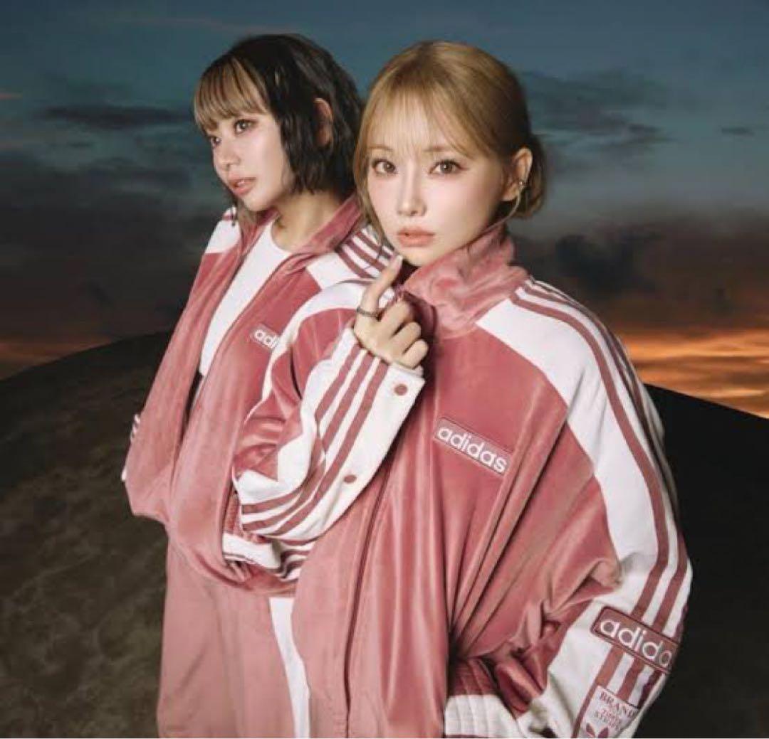 新品XL adidas W ADIBREAK VELOUR TT スウェット