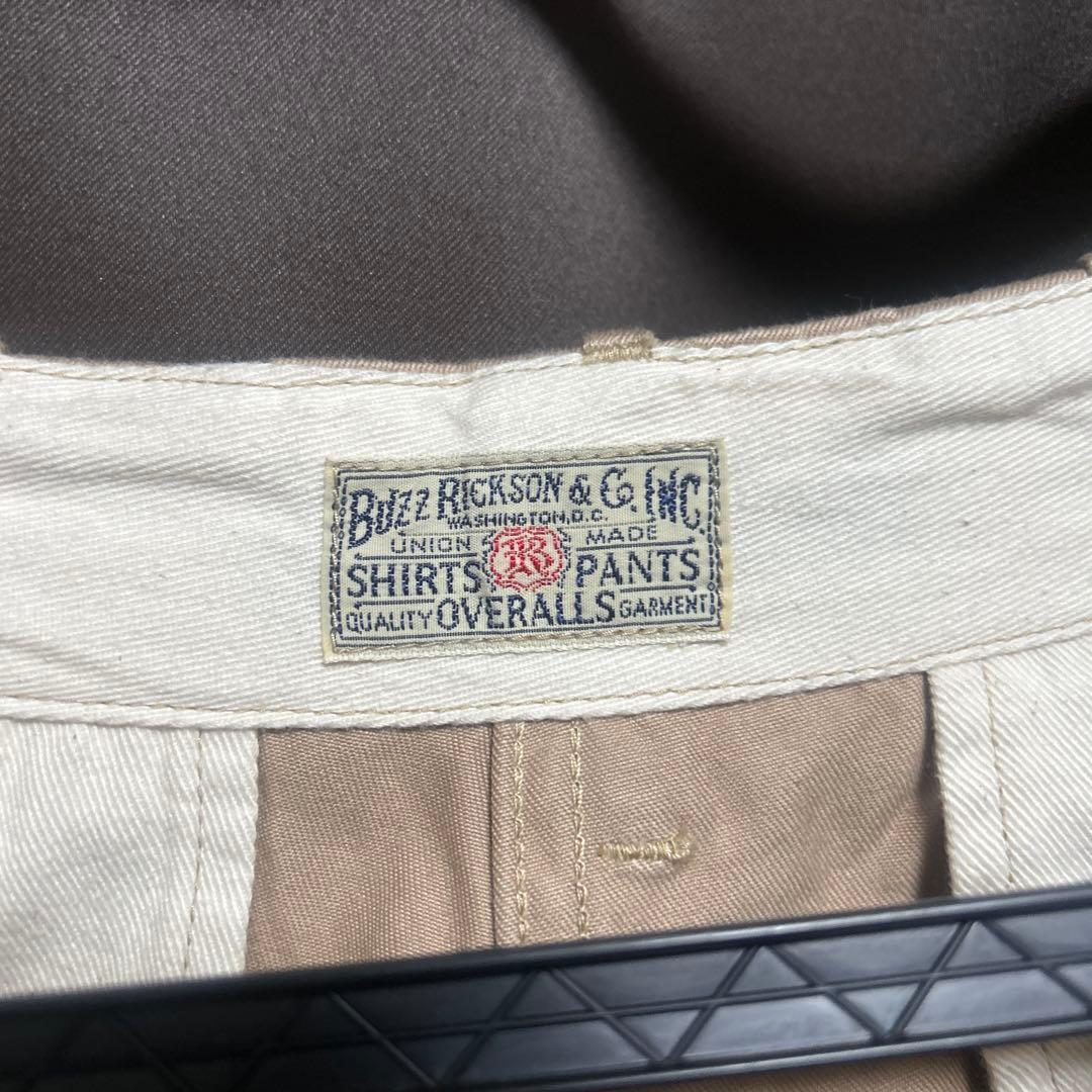 BUZZ RICKSON’S ベージュチノパン　ウエスト29 インシーム30