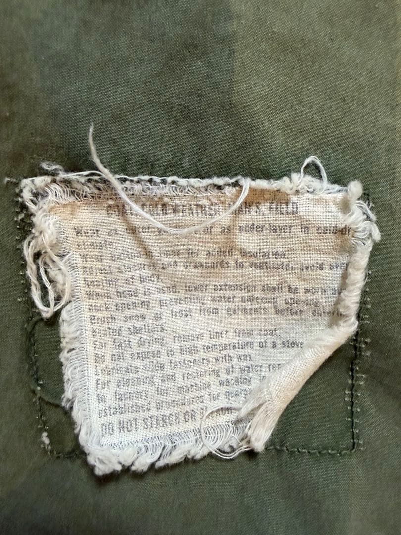 【希少良品】70's US.ARMY M-65 3rd フィールドジャケット