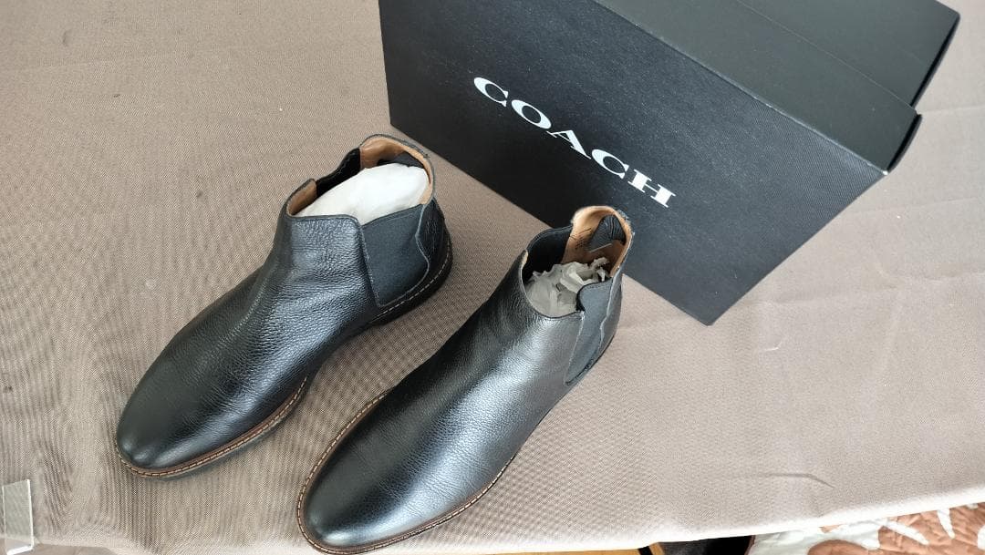 COACH(コーチ) チェルシーブーツ サイドゴアブーツ 25cm/US7.5D