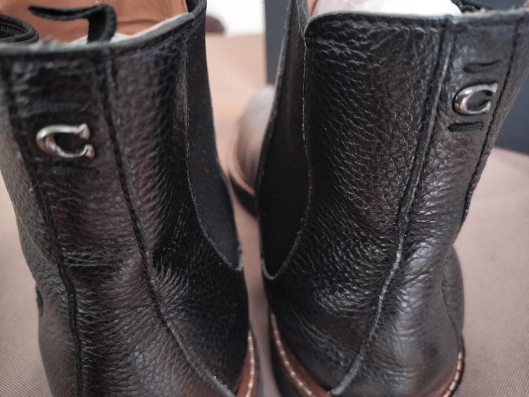 COACH(コーチ) チェルシーブーツ サイドゴアブーツ 25cm/US7.5D