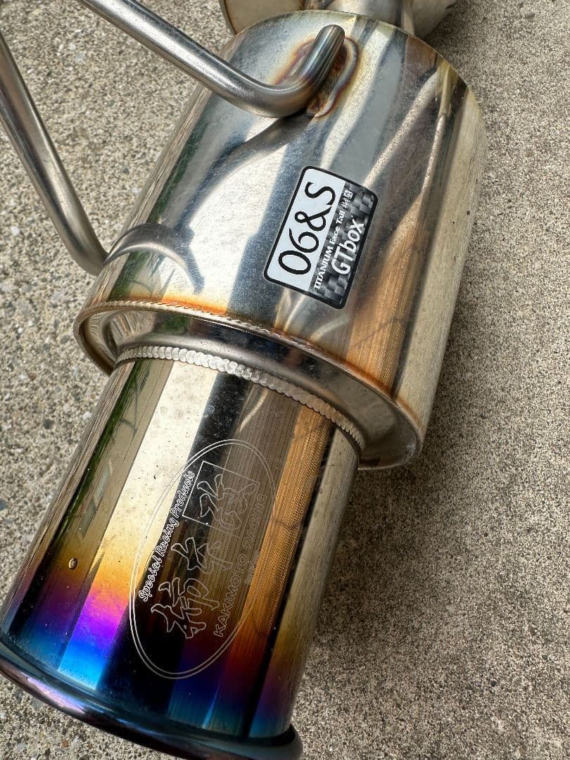 柿本改マフラー　アクア mxpk11用