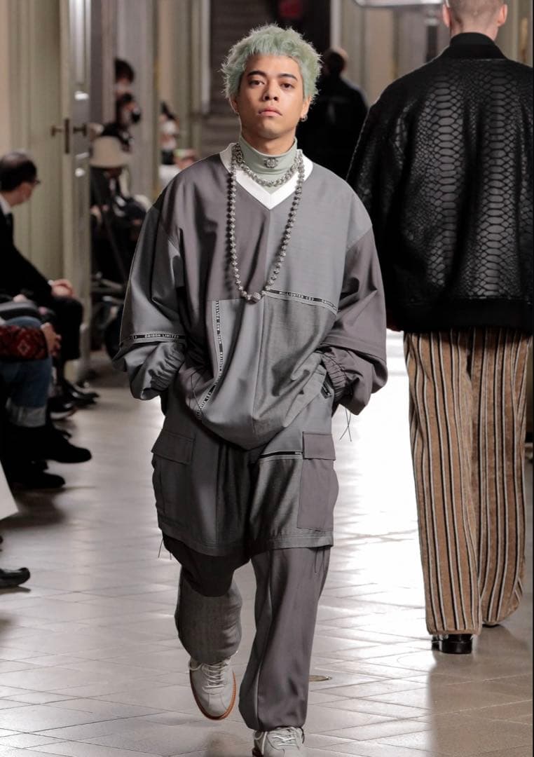 【即発送美品】COTD2WAY WOOL PATCHWORK TROUSERS