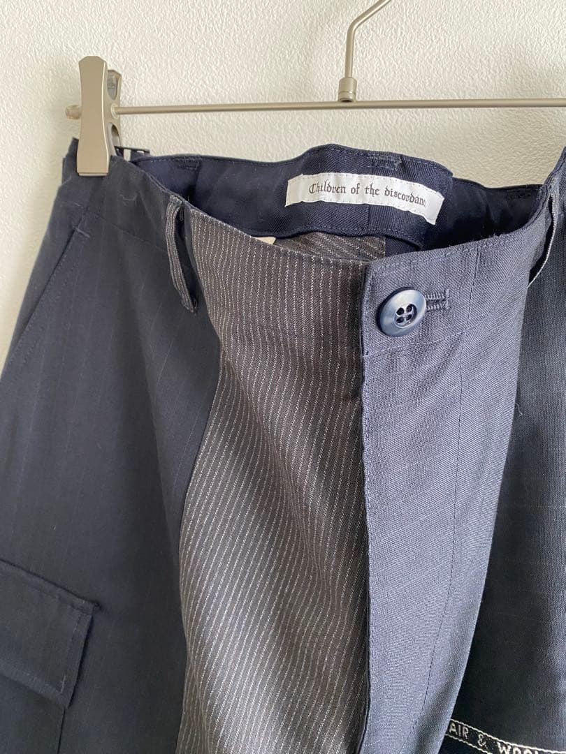 【即発送美品】COTD2WAY WOOL PATCHWORK TROUSERS