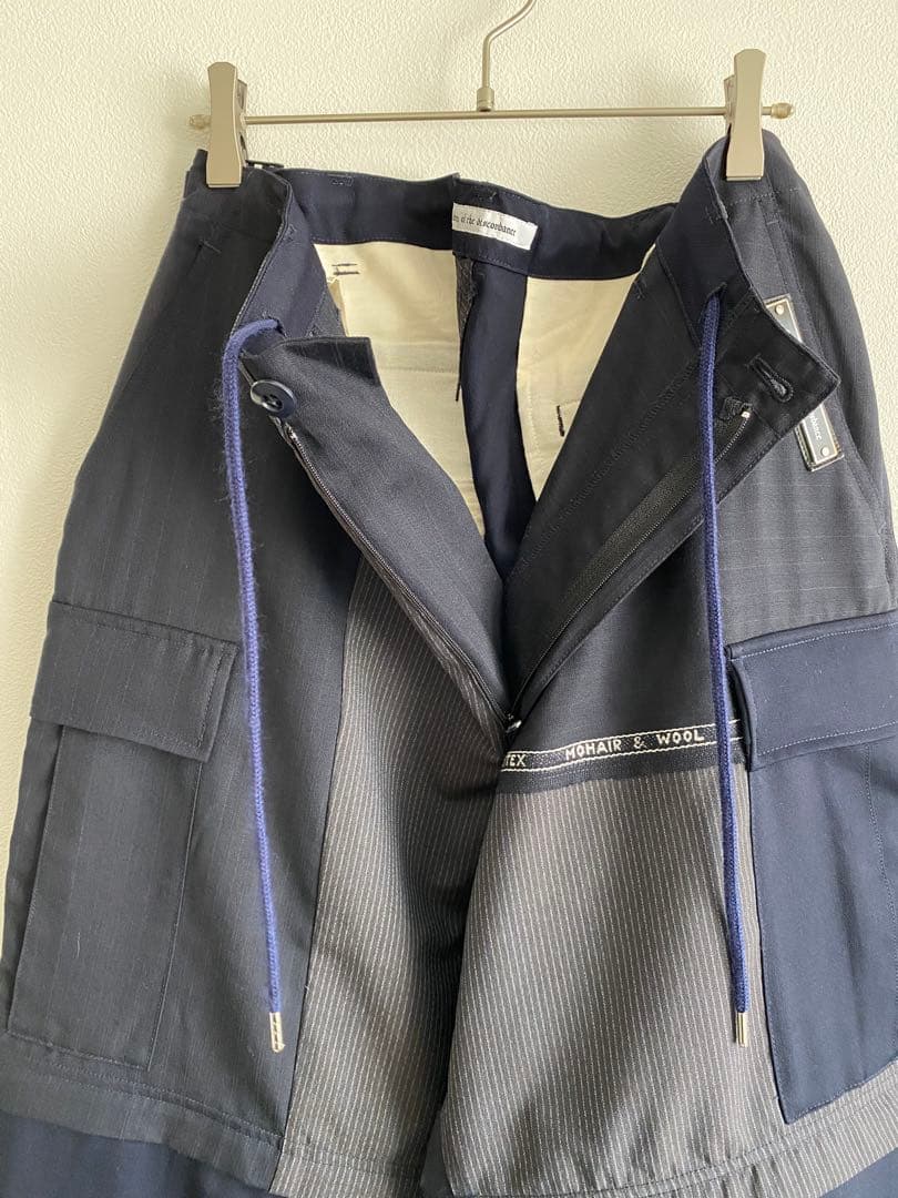 【即発送美品】COTD2WAY WOOL PATCHWORK TROUSERS