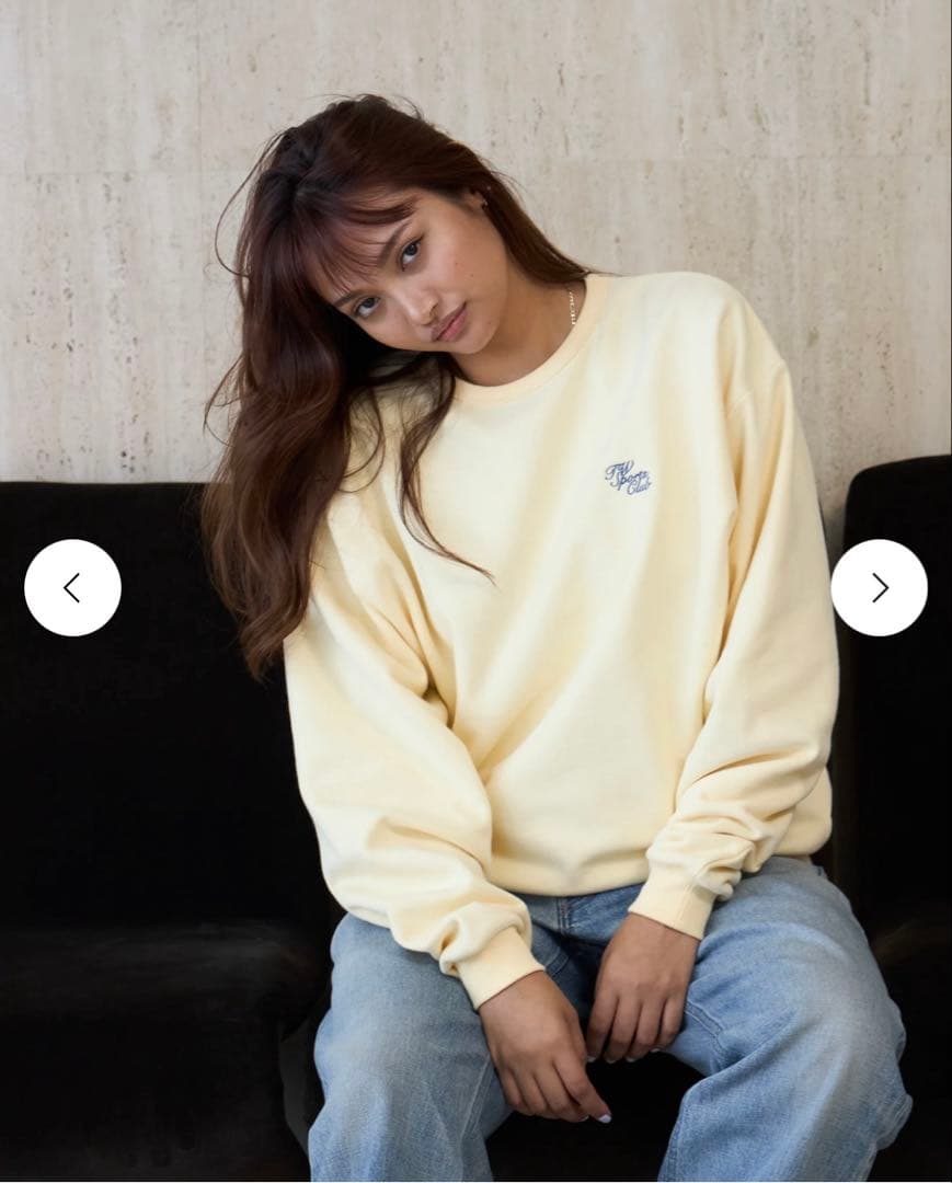 TW 亘つぐみ sports club sweat スウェット