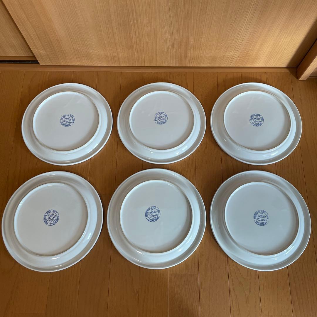 EM★希少 オールドノリタケ 平皿大小 11枚セット ホワイトシリーズ