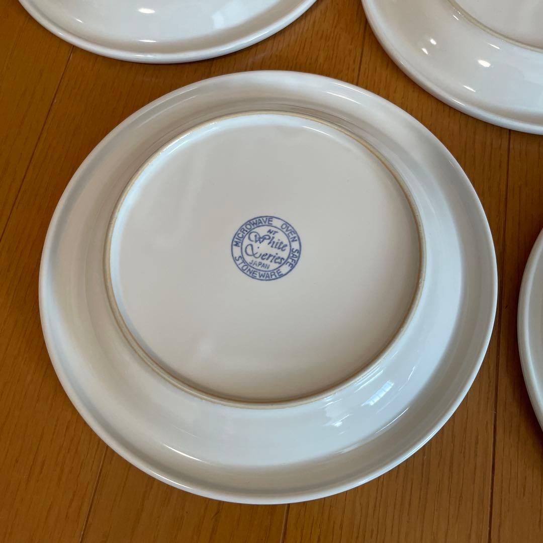 EM★希少 オールドノリタケ 平皿大小 11枚セット ホワイトシリーズ