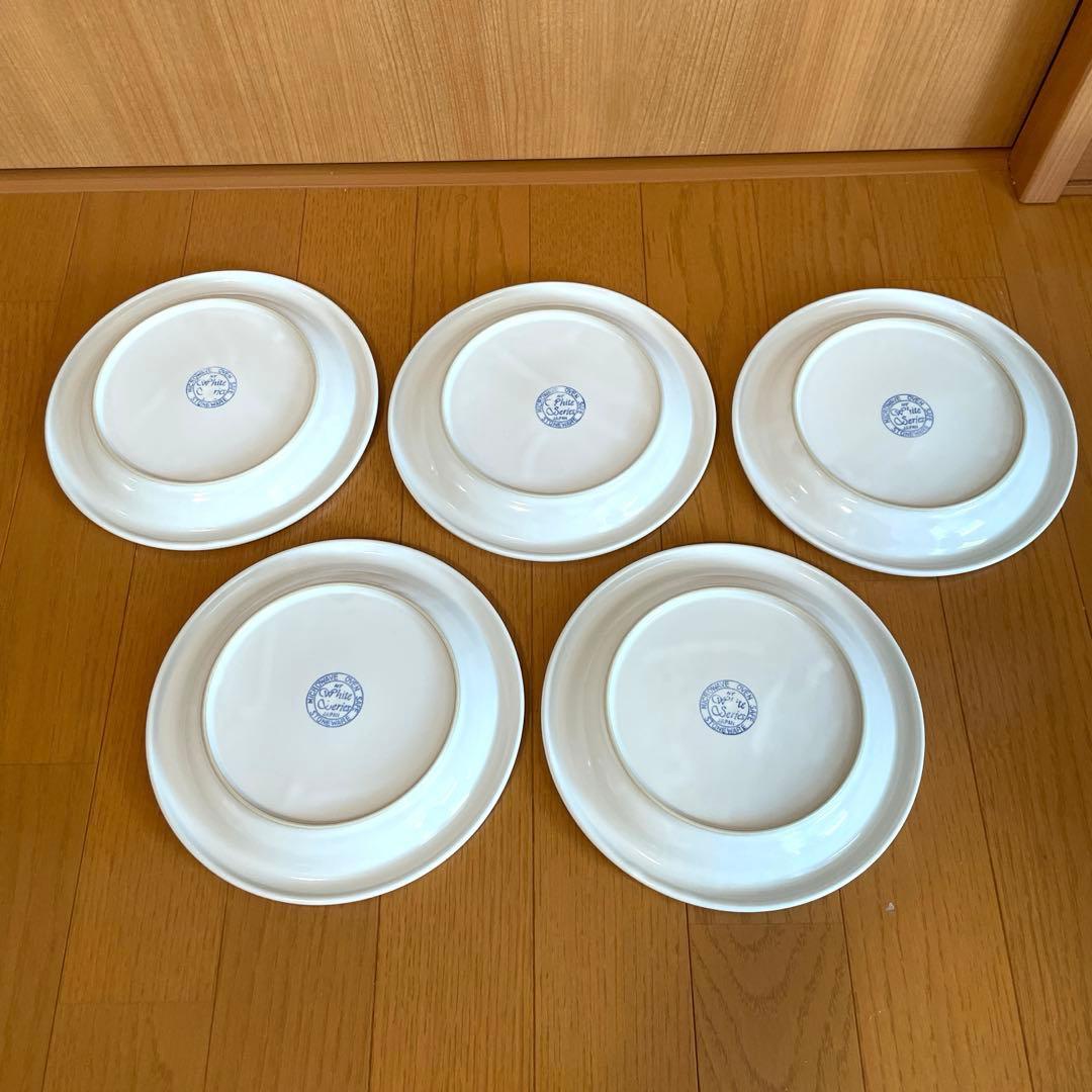 EM★希少 オールドノリタケ 平皿大小 11枚セット ホワイトシリーズ